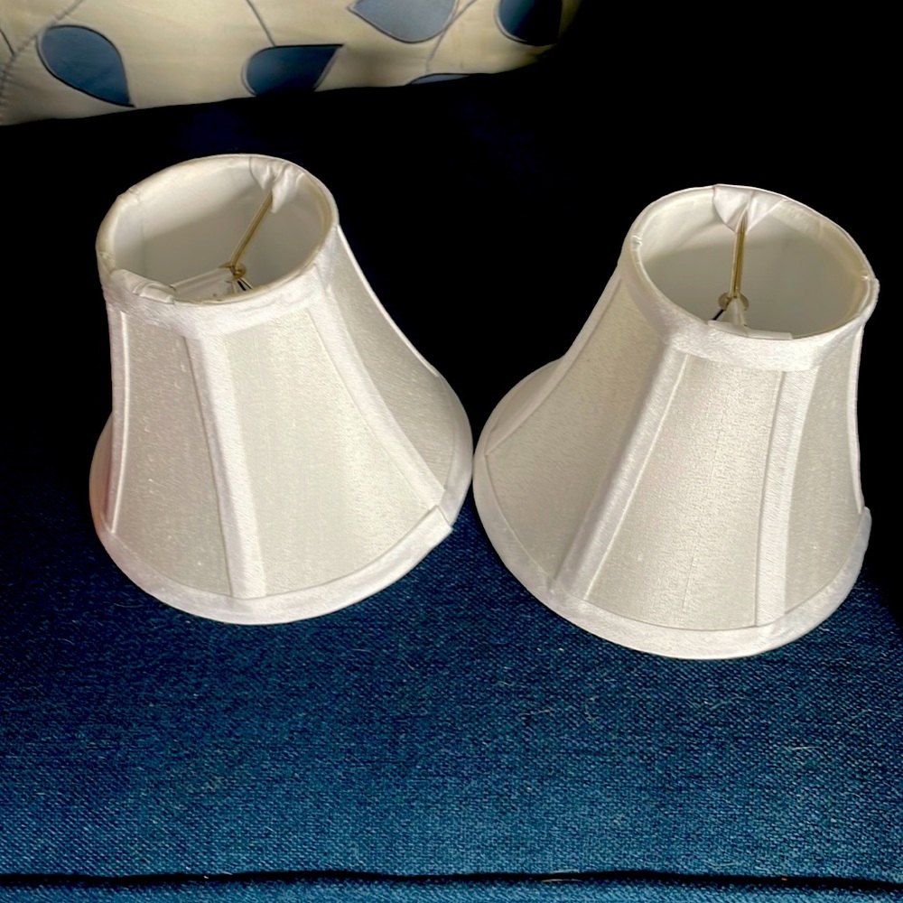 Pair of new candelabra shades.